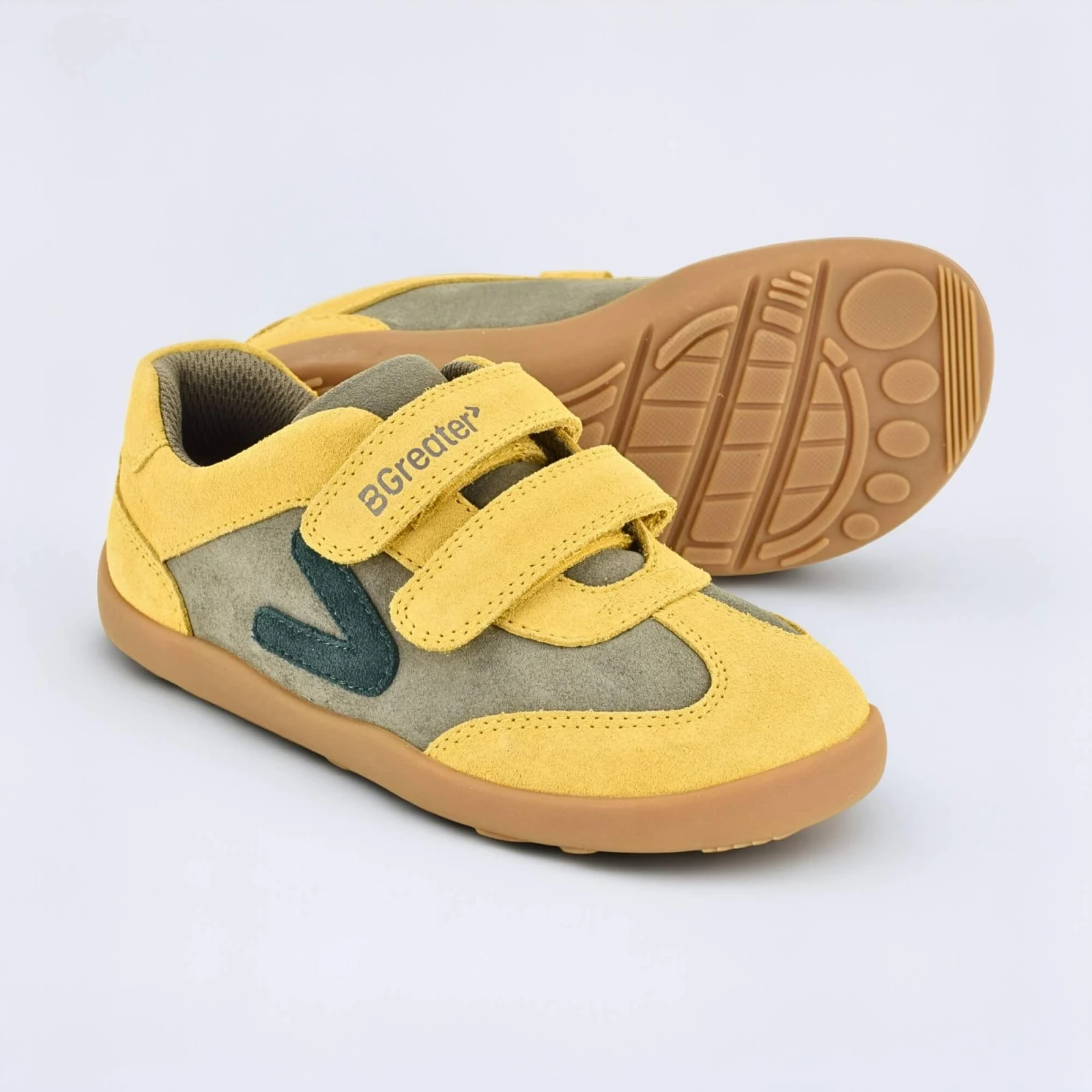 Кроссовки BGreater Peck — коричневый с жёлтым, фото 11