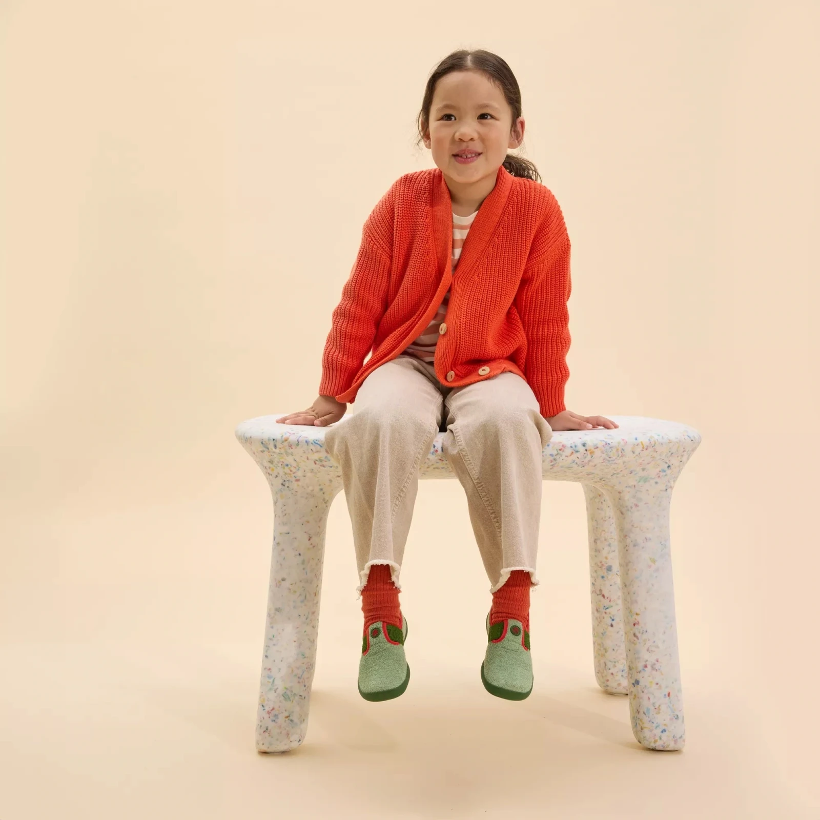 Домашняя обувь Affenzahn Dreamy Дракон — зелёный, фото 2