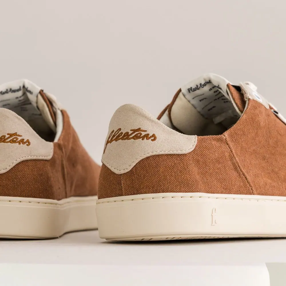Босоногие кроссовки Fleeters Peach — рыжий канвас, фото 5