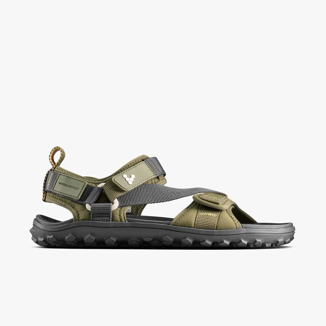 Сандалии Vivobarefoot Tracker Ora Sandal — мужская модель, тёмно-оливковый — фото 1 из 7