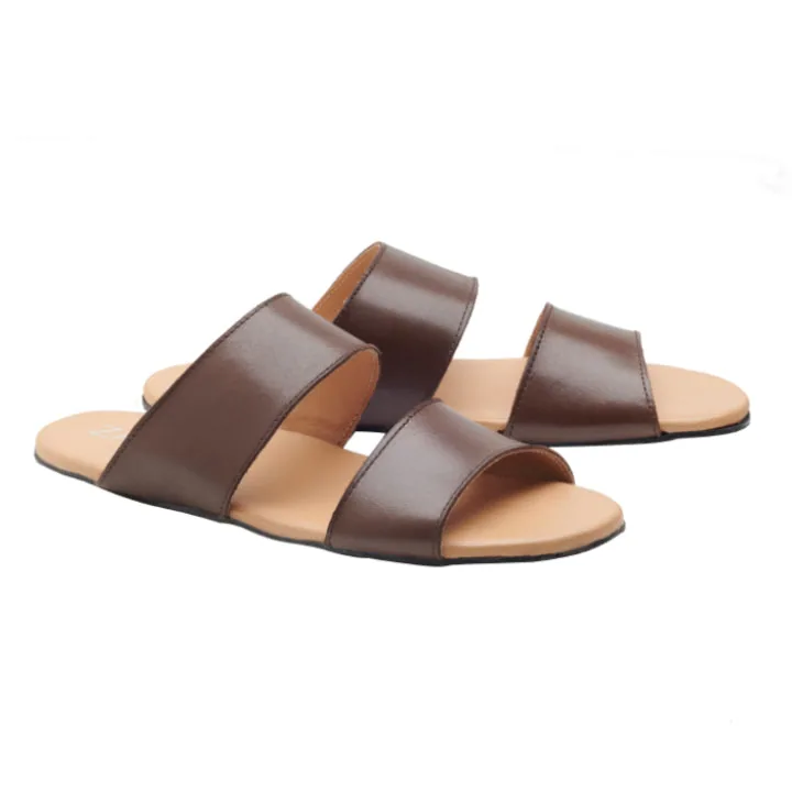 Женские сандалии ZAQQ LUQIA Dark Brown (тёмно-коричневый цвет) — фото 1 из 11
