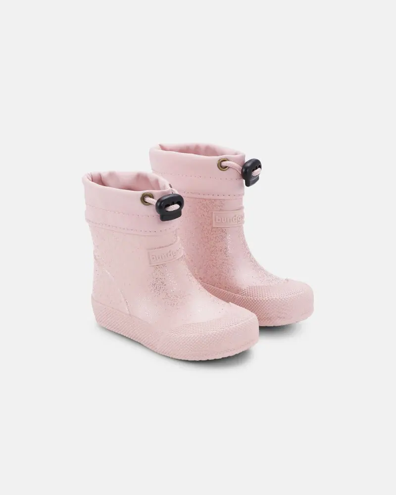 Детские босоногие резиновые сапоги Bundgaard Malik Old Rose Sparkle