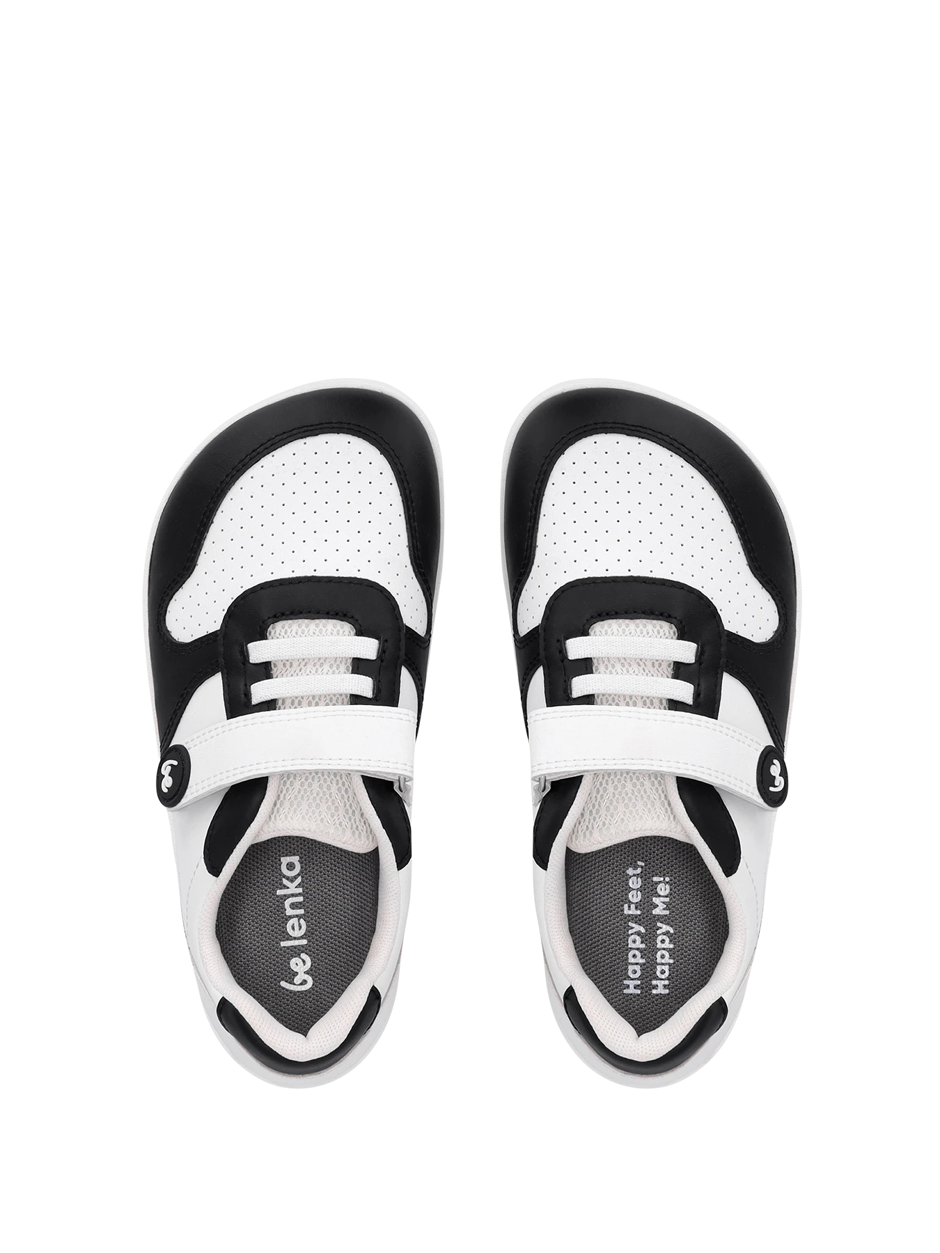 Детские босоногие кроссовки Be Lenka Scoot - белый и чёрный, фото 7