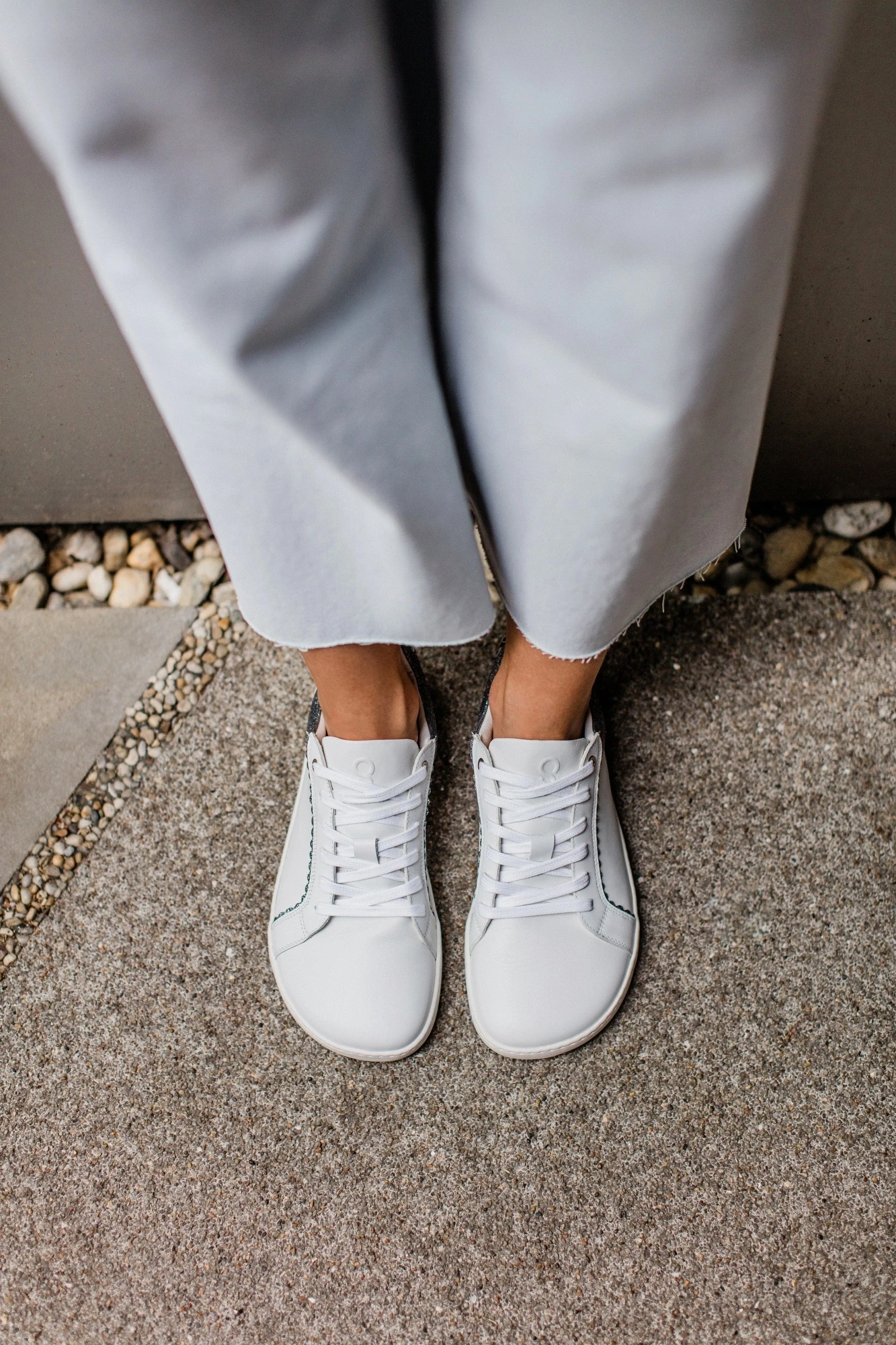 Босоногие кроссовки Shapen FEELIN Chic — белый (с блеском), фото 25