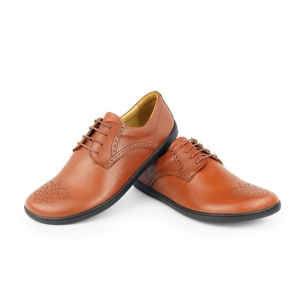 Туфли для женщин и мужчин ZAQQ PEAQ Brogue Cognac (коньячный цвет) — фото 1 из 3
